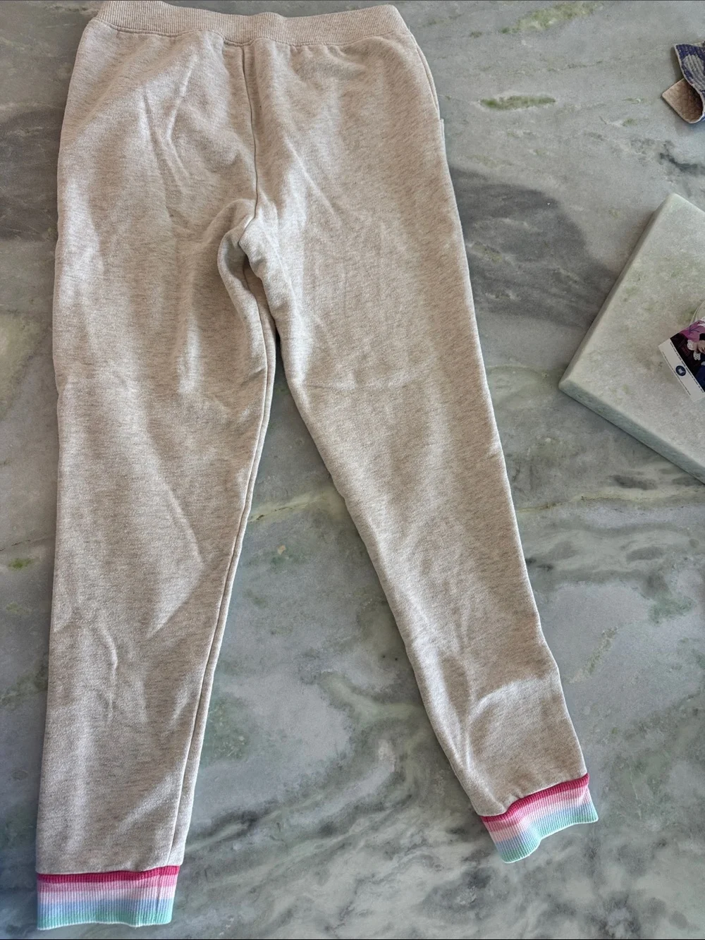 Janie and jack fluffy bunny jogger pants for girls